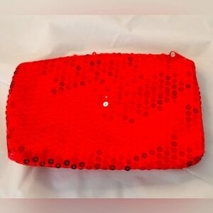 Red Sequined Bag